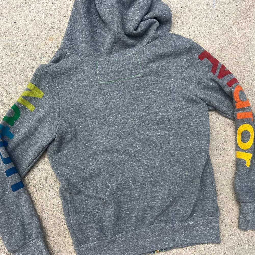 Aviator Nation Kids 4T gray hoodie - Picture 6 of 11